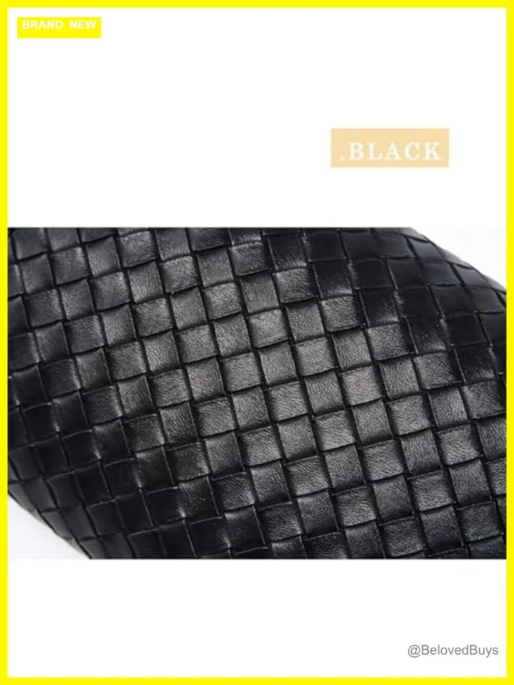 Faux Leather Woven Evening Bag Clutch Crossbody Shoulder Purse
